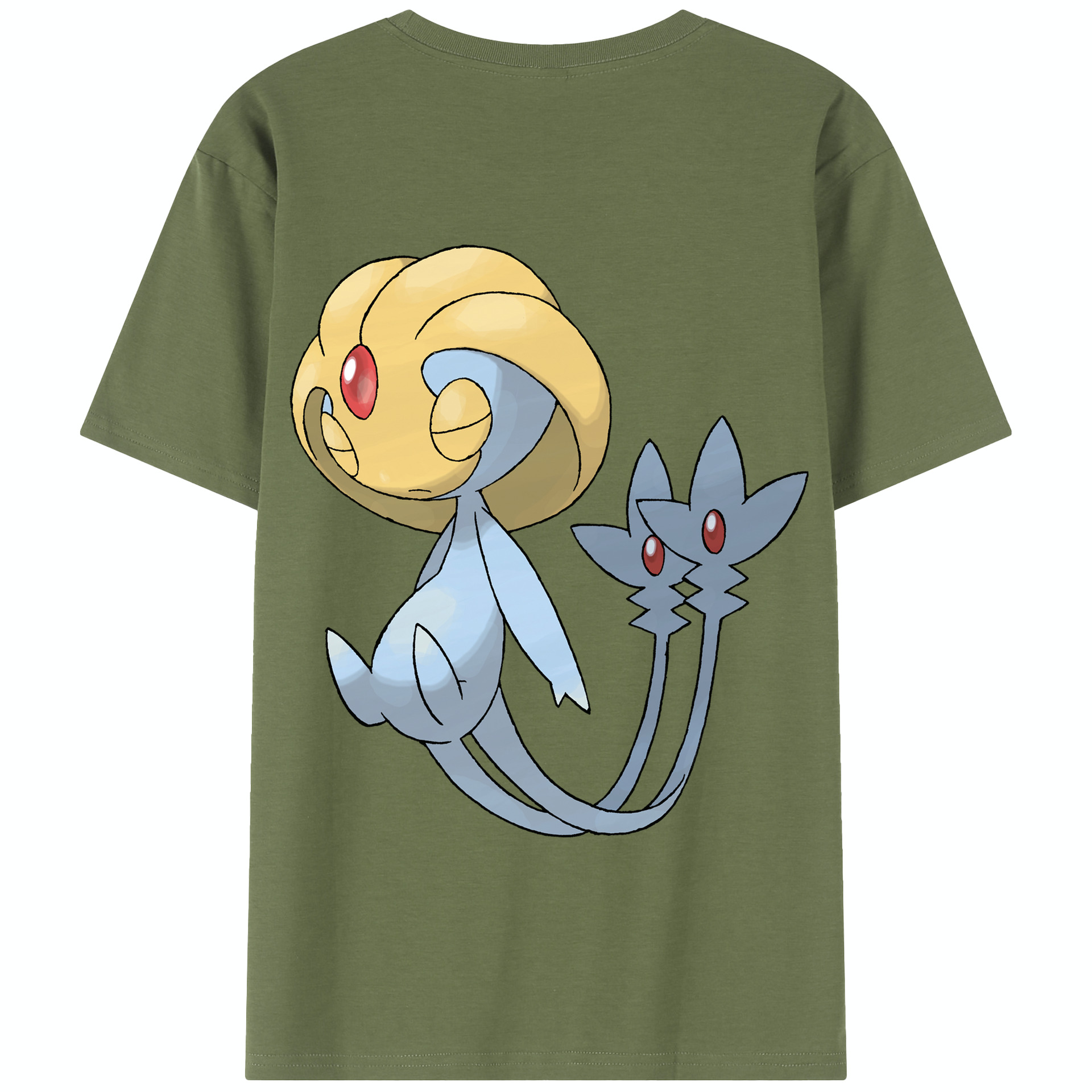 （画像用） ポケットモンスター Pokémon 綿100％半袖Tシャツ（背面プリント）